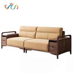 Ghế sofa gỗ tự nhiên đệm nỉ VUADECOR VS110 1