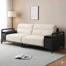 Ghế sofa gỗ tự nhiên đệm nỉ VUADECOR VS110 7