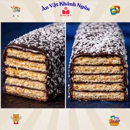 Bánh Kem Xốp Socola Phủ Dừa Kalpa 240g - HÀNG CHÍNH HÃNG 2