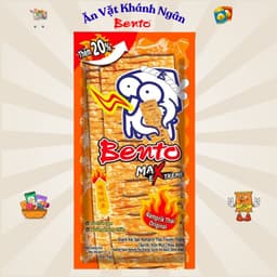 Snack Mực Bento Thái Lan Đủ Vị Gói 18g - HÀNG CHÍNH HÃNG 3