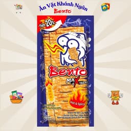 Snack Mực Bento Thái Lan Đủ Vị Gói 18g - HÀNG CHÍNH HÃNG 2
