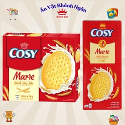 Bánh Quy Sữa Cosy Marie 120G-192G-336G - Vị thơm sữa, giòn giòn - HÀNG CHÍNH HÃNG 1