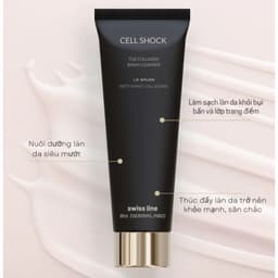 [ Công Ty ] Gel tẩy trang Swissline Collagen Balm Cleanser 160ml làm sạch makeup chống lão hóa da mịn màng Authshopp 3