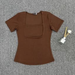 Áo Thun Nữ Cổ Vuông Dáng Ôm Bigsize Co Giãn 4 Chiều Mềm Mịn Tôn Dáng Mềm Mịn Thoáng Mát LIMO MS590 9