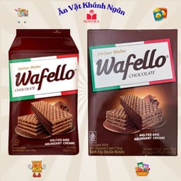 Bánh Kem Xốp Wafello Chocolate Túi 210g, Hộp 315g - HÀNG CHÍNH HÃNG 1