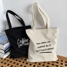 Túi vải tote có khóa kéo,ngăn phụ nhiều hình thời trang túi tote đeo vai dễ thương hottrend đựng vừa A4 35x40cm tota0311 2