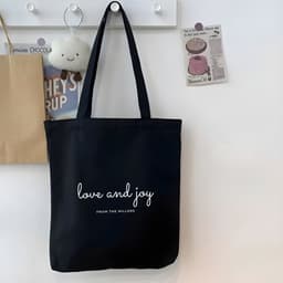 Túi vải tote có khóa kéo,ngăn phụ nhiều hình thời trang túi tote đeo vai dễ thương hottrend đựng vừa A4 35x40cm tota0311 7