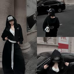 Áo khoác hoodie Zip nam nữ TZC 3Star vải nỉ ép 2d, nỉ bông form dáng unisex 8