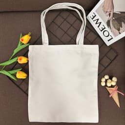 Túi vải tote hình cô gái hot trend khóa kéo, ngăn phụ thời trang túi tote dễ thương đựng vừa A4 35x40cm tota0312 9