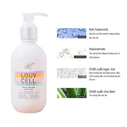 Sữa Dưỡng Thể LouvCell Crystal Whitening Body Lotion 250ml dưỡng trắng, làm mịn và ngăn ngừa lão hóa Skin House 6