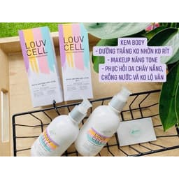 Sữa Dưỡng Thể LouvCell Crystal Whitening Body Lotion 250ml dưỡng trắng, làm mịn và ngăn ngừa lão hóa Skin House 7