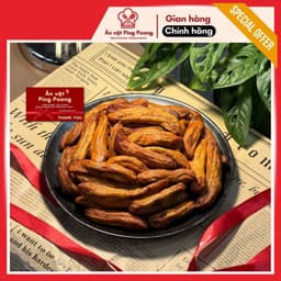 Mứt Chuối Nguyên Trái Sấy Dẻo Hộp 500G Vị Ngọt Nhâm Nhi Trà Tết, Chuối Sấy Khô, Trái Cây Sấy 3