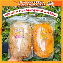 1kg bánh trộn set 2 túi bánh tráng trộn túi lớn 500g PACO  mix nhiều vị xì ke/siêu hành phi/hành phi chà bông/rong biển 6
