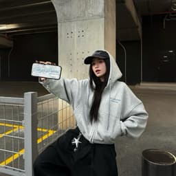 Áo khoác hoodie zip nam nữ thêu TeezoBrand nỉ ép 2da, có túi trong form dáng boxy phong cách unisex 6
