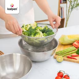Bộ tô kèm rổ Inox KALPEN I9-I10-I11 hàng chính hãng 5