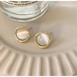 Bông Tai/Khuyên Tai Nữ Phong Cách Vintage Retro Thanh Lịch - Quà Tặng Vibe Ocean Charm, Tiểu Thư Sang Trọng 7