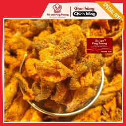 Da Cá Sấy Giòn Lắc Trứng Muối Lon 150G, Giòn Rụm Cay Cay Béo Ngậy Ăn Vặt, Snack Xem Phim 2