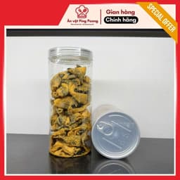 Da Cá Sấy Giòn Lắc Trứng Muối Lon 150G, Giòn Rụm Cay Cay Béo Ngậy Ăn Vặt, Snack Xem Phim 3