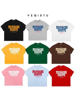 Áo Thun BOXY Local Brand VEQISTU " ONLY  Members " Áo Thun Boxy Form Rộng Unisex  250Gsm Cotton 1
