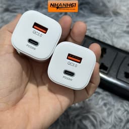Cáp Sạc Nhanh 33w 2 Cổng Sạc Type C - USB, Củ Zin Sạc  Không Nóng Máy 4
