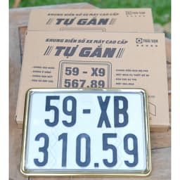 Khung Biển Số Xe Máy Cao Cấp - Tự Gắn - Thái Vạn 9