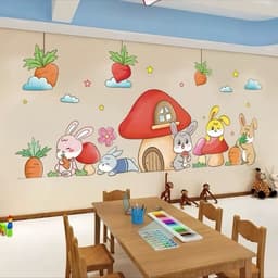 Decal Dán Tường Trang Trí Lớp Học,Trang Trí Phòng Cho Bé 6