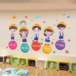 Decal Dán Tường Trang Trí Lớp Học,Trang Trí Phòng Cho Bé 3
