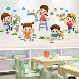 Decal Dán Tường Trang Trí Lớp Học,Trang Trí Phòng Cho Bé 5