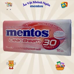 Kẹo Ngậm Mentos Clean Breath cho hơi thở thơm mát trong suốt 30 phút (Hộp Thiếc) - HÀNG CHÍNH HÃNG 5