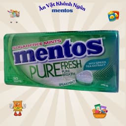 Kẹo Ngậm Mentos Clean Breath cho hơi thở thơm mát trong suốt 30 phút (Hộp Thiếc) - HÀNG CHÍNH HÃNG 4