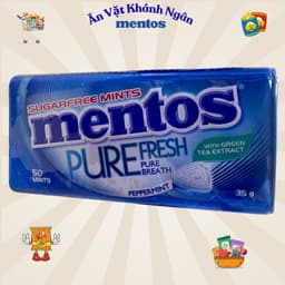 Kẹo Ngậm Mentos Clean Breath cho hơi thở thơm mát trong suốt 30 phút (Hộp Thiếc) - HÀNG CHÍNH HÃNG 6