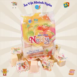 Thạch sữa chua Long Hải Natty túi 432g - HÀNG CHÍNH HÃNG 3