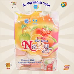 Thạch sữa chua Long Hải Natty túi 432g - HÀNG CHÍNH HÃNG 4