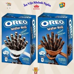 Combo Bánh Quế Oreo Wafer Roll Hộp 54gr - Vị Socola -  Vani - HÀNG CHÍNH HÃNG 1