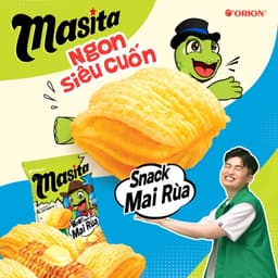 Combo Bánh Snack Khoai Tây Mai Rùa 4 lớp Masita Orion Đủ Vị Gói Nhỏ 33g Và Gói Lớn 60g - HÀNG CHÍNH HÃNG 4