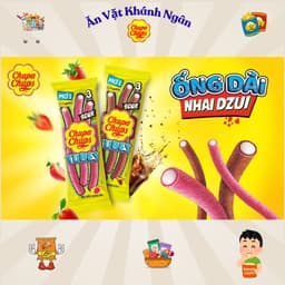 Kẹo dẻo Chupa Chups Sour Tube thanh lẻ 24 Gram - HÀNG CHÍNH HÃNG 2