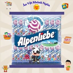 Kẹo mút Alpenliebe hương sữa Dâu, Caramel, Kem Quả Mọng - HÀNG CHÍNH HÃNG 5