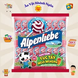 Kẹo mút Alpenliebe hương sữa Dâu, Caramel, Kem Quả Mọng - HÀNG CHÍNH HÃNG 3