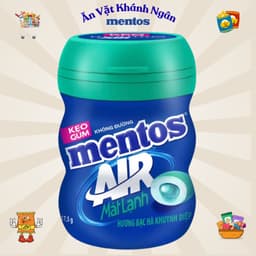 Kẹo cao su Mentos Fresh Action và Sing gum không đường Mentos Pure Fresh đủ vị - HÀNG CHÍNH HÃNG 7
