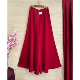 Quần váy lụa ngọc trai, dài 105cm chất mềm mịn rũ, nhẹ bồng bềnh siêu tôn dáng- ÁO dài Thăng Long 6
