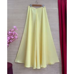 Quần váy lụa ngọc trai, dài 105cm chất mềm mịn rũ, nhẹ bồng bềnh siêu tôn dáng- ÁO dài Thăng Long 7