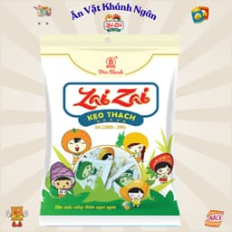 Kẹo Thạch Zai Zai Vị Hoa Quả Túi Ngắn 350g-700g-1kg--HÀNG CHÍNH HÃNG 2