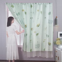 Rèm Cửa Sổ Phòng Ngủ Dán Tường không cần khoan tường, màn cửa sổ chống nắng 80% treo phòng ngủ 4