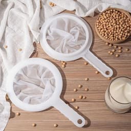 Rây Lọc Sữa Hạt Siêu Mịn Cao Cấp - Vợt Lọc Bã Đậu Nành, Nước Cốt Dừa, Dầu Ăn Thừa Đa Năng Tiện Lợi 3