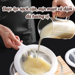 Rây Lọc Sữa Hạt Siêu Mịn Cao Cấp - Vợt Lọc Bã Đậu Nành, Nước Cốt Dừa, Dầu Ăn Thừa Đa Năng Tiện Lợi 4