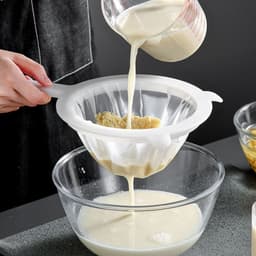 Rây Lọc Sữa Hạt Siêu Mịn Cao Cấp - Vợt Lọc Bã Đậu Nành, Nước Cốt Dừa, Dầu Ăn Thừa Đa Năng Tiện Lợi 7