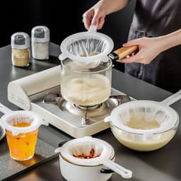 Rây Lọc Sữa Hạt Siêu Mịn Cao Cấp - Vợt Lọc Bã Đậu Nành, Nước Cốt Dừa, Dầu Ăn Thừa Đa Năng Tiện Lợi 8