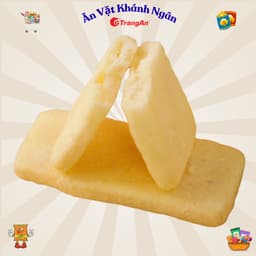 Bánh Gạo Sữa Miyaki Tràng An- Thơm đậm vị sữa, xốp tan - Túi 240g (26 chiếc) - HÀNG CHÍNH HÃNG 4