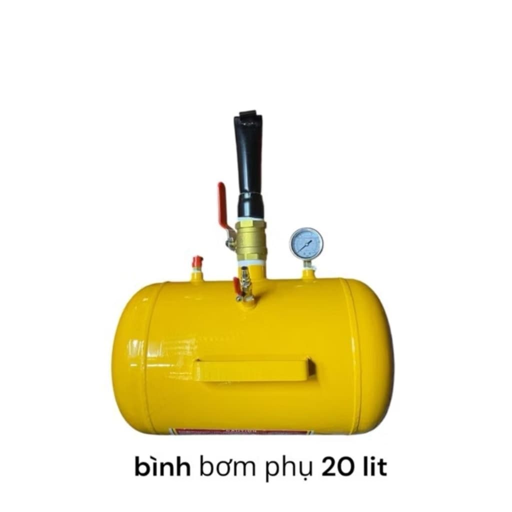 Bình bơm phụ 20 lít, bình bơm bật tanh lốp xe tải
