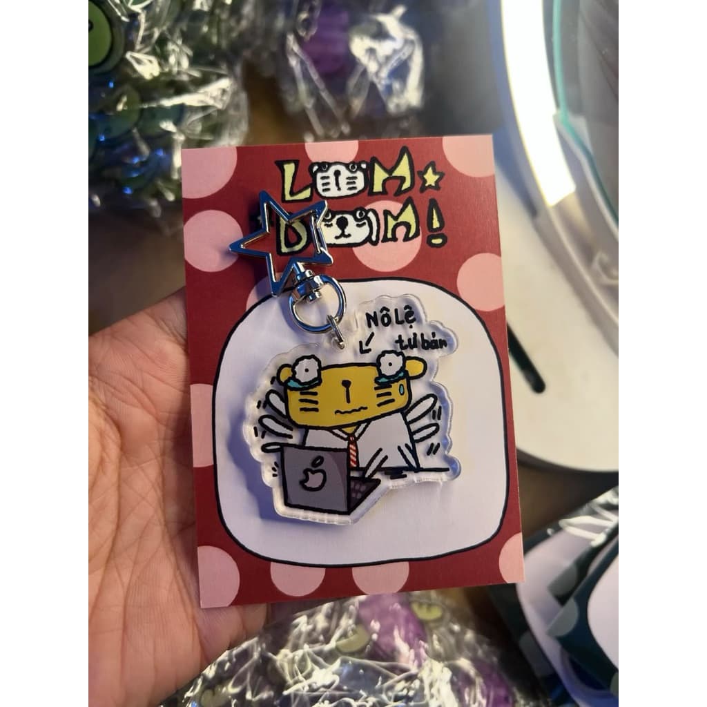 MÓC KHOÁ NÔ LỆ TƯ BẢN - KEYCHAIN